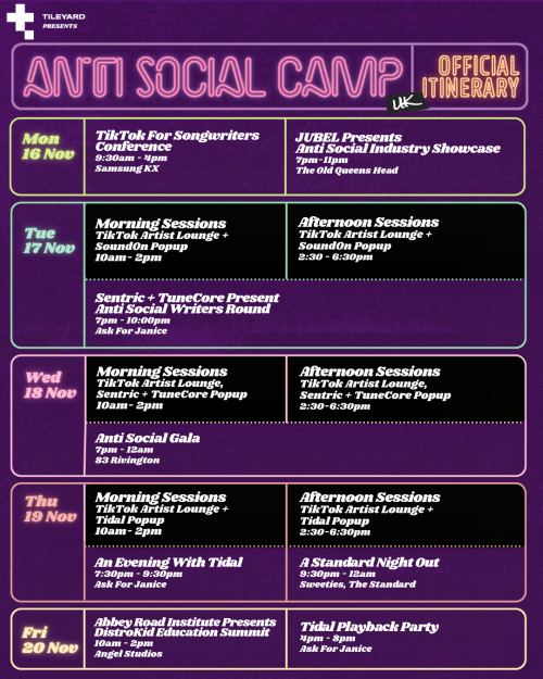 Anti Social Camp Logo