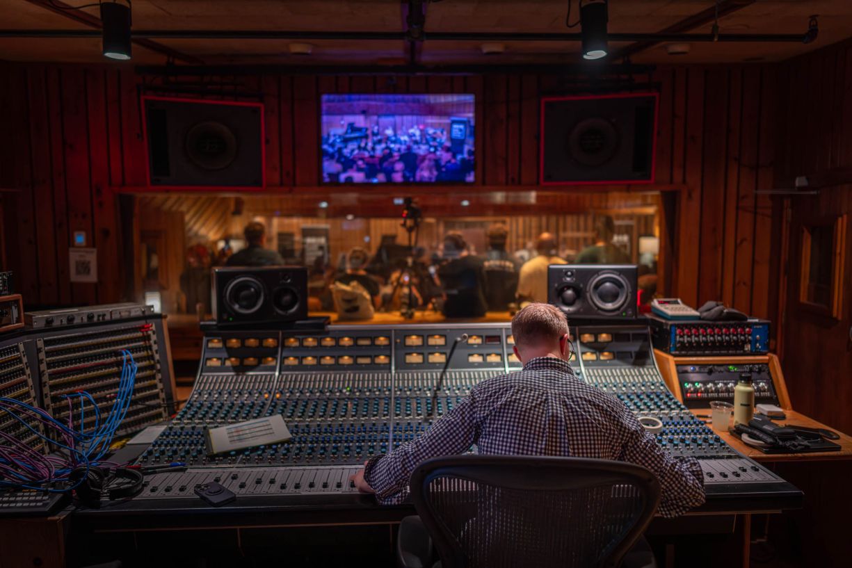 2 men in the studio at ASC