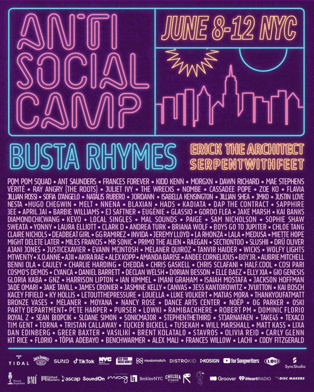 Anti Social Camp Logo